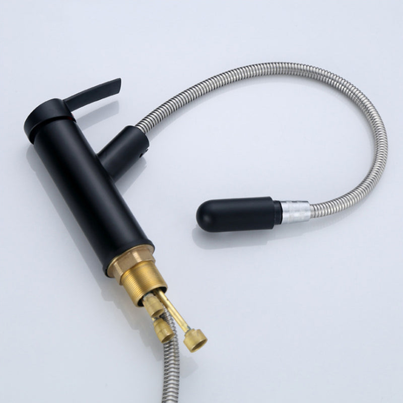 360 Kitchen Bath Sink Mixer Tap Pull Out Rotate Spout Spray Basin Brass Faucet G1/2