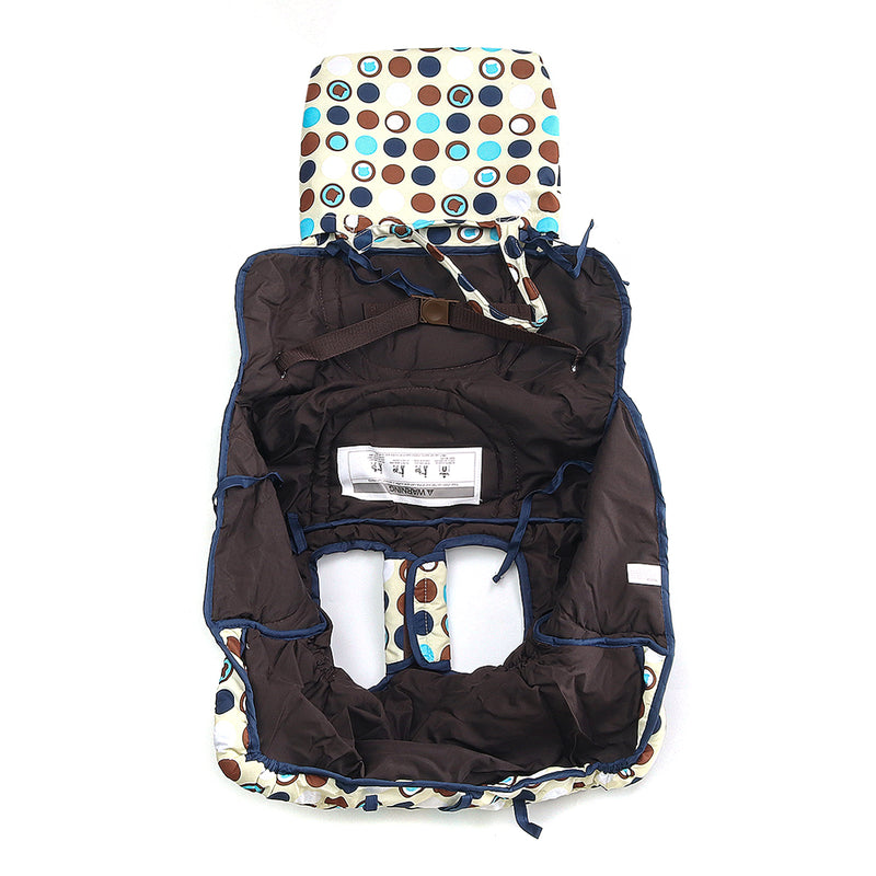 Baby Kids Shopping Cart Cover Cushion 2-in-1 High Chair Cover Machine Washable Folds Into Compact Carry Bag for Boy or Girl