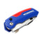 WORKPRO W011017N Folding Utility Kni-fe Safety Box Cutter with 13pcs Blades Included Multi Tools