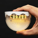 6 LED Solar Power Light Waterproof Warm Light Auto Light Control Outdoor Yard Garden Lawn Wall Lamp