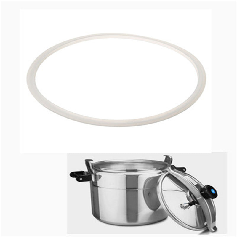 White 220mm Inside Dia Silicone Seal Gasket Seal Ring for Pressure Cooker Replacement Parts