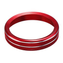 6Pcs Air Conditioner & Audio Switch Knob Car Decorative Ring Cover Trim For Ford F150 16-18