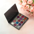 CmmaDu 15 Colors Glitter Eyeshadow Palette Long-Lasting Glitter Eye Shadow Diamond Eyeshadow Palette