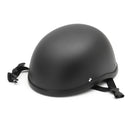 Motorcycle Helmet Vintage Half Face Cap Matte Black