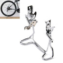 BIKIGHT 14/16inch Metal Double Holes Electric Bicycle Holder Bicycle Stands Parking Bracket Cycling MTB Bike Rear Rack
