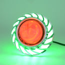 BIKIGHT 12-85V 1200LM LED Electric Bike Headlight Front Light 3 Modes Modified Demon LaserMotorc