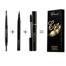 Eyes Makeup Set Liquid Eyelashes Mascara Double Head Eyebrow Pencil Long Lasting Waterproof