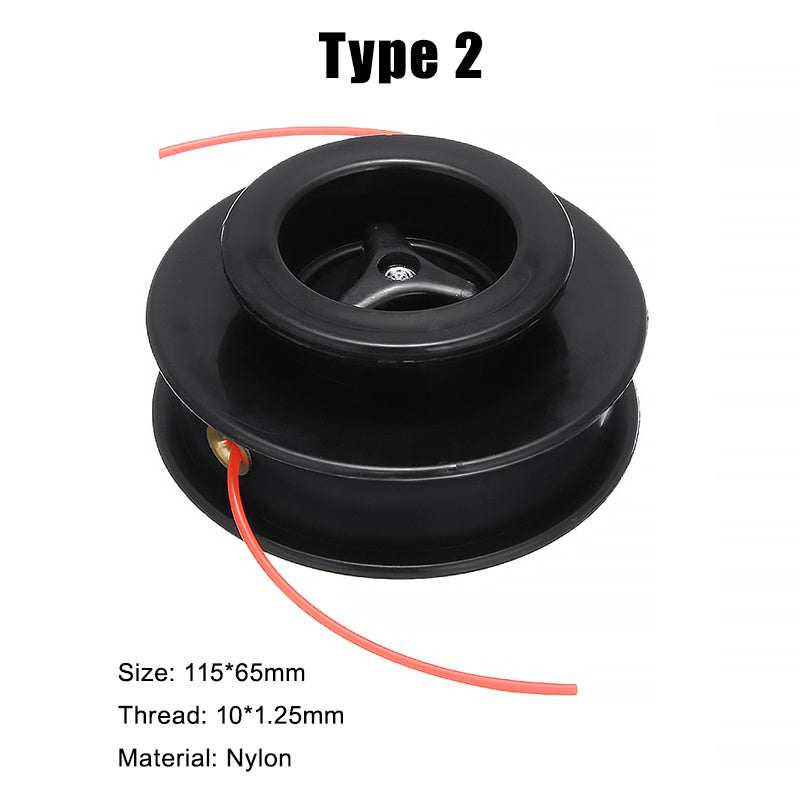 2 Line Universal Spool Mower Trimmer Head Strimmer Head Cutting Steele Mower Line