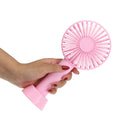 2.5W Solar Panel Portable Charging Fan Rechargable Fan 3 Speed Traveling Colling System Kit