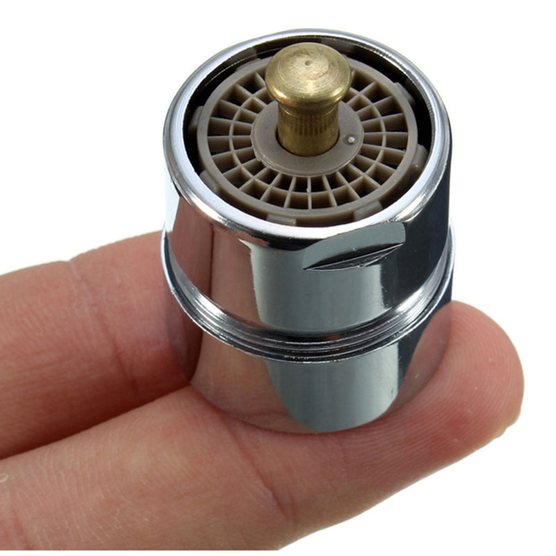 Brass One Touch Control Faucet Aerator Water Saving Tap Aerator Valve Male Thread 23.6mm Bubbler Purifier Stop Water