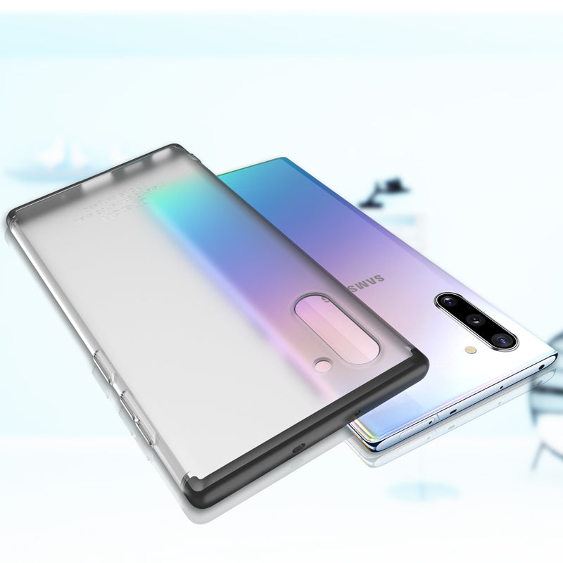 Bakeey 3 in 1 Plating Matte Translucent Shockproof Hard PC Protective Case for Samsung Galaxy Note 10 / Galaxy Note 10 5G
