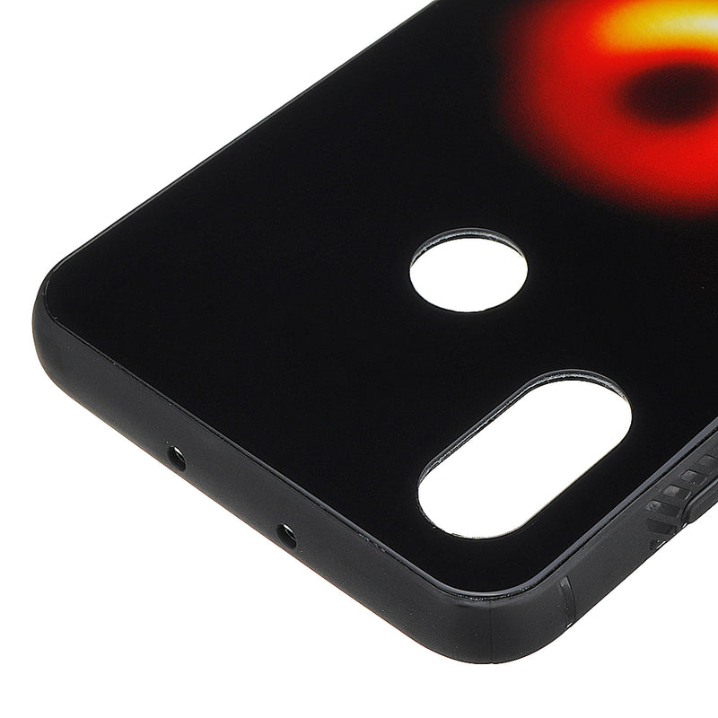 Bakeey Black Holes Collapsar Hard Tempered Glass&Soft TPU Protective Case For Xiaomi Mi 8