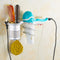 WANFAN 9248 Hair Dryer Holder With Cup Households Rack Blow Paper Shelf Holder Metal Wall Mount