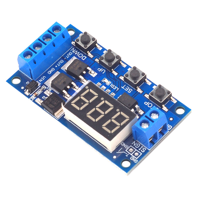 5pcs XY-J04 Trigger Cycle Time Delay Switch Circuit  Double MOS Tube Control Board Relay Module