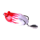 FO020 5Pcs/Set 6CM 13G Frog Lure Fishing Lure Artificial Soft Bait Snakehead Bait with Hook
