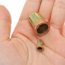 210pcs Zinc Plated Rivet Nut Mixed Metric Rivnut Threaded Flat Head Insert Rivetnut