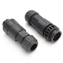 M19 6 Pins 5A Plug Socket Assembled IP68 Waterproof Electrical Wire Connector Screw