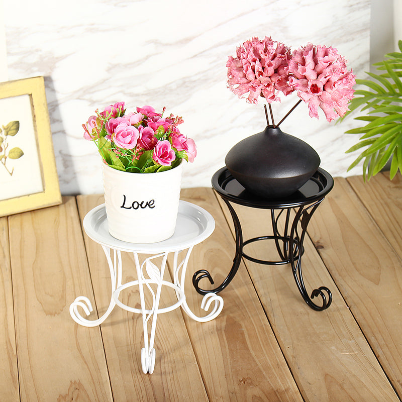 Metal Outdoor Indoor Flower Pot Plant Stand Garden Patio Decor Flower Rack Home Display