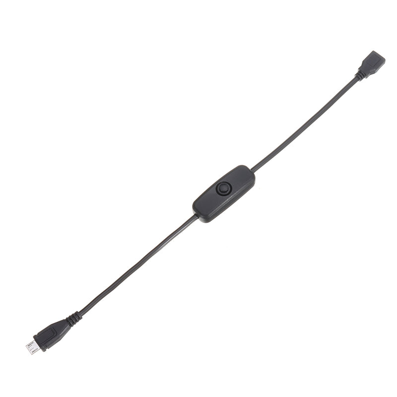 5V/2.5A Micro USB Female to Male Extension Power Cable With On/Off Switch For Raspberry Pi