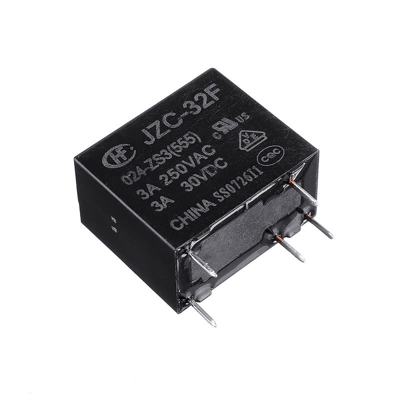 5Pcs HF32F-JZC-32F- 005 012 024-ZS3 5V 12V 24V DC 3A 5Pin Relay Module