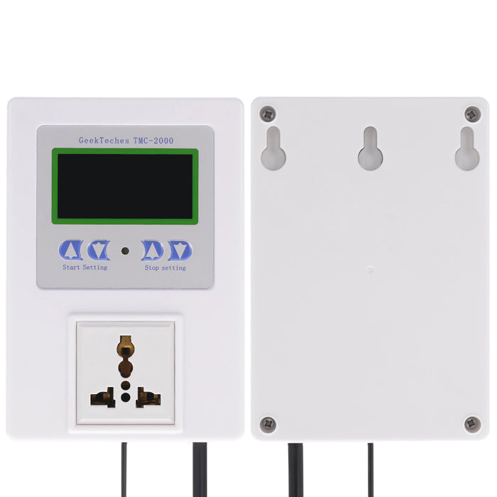 TMC-2000 AC110-240V 10A -50C~110C LCD Digital Intelligent Pre Wired Temperature Controller