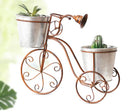 Iron Bicycle Plant Pot Stand Art Outdoor Indoor Garden Table Flower Rack Home Decorations