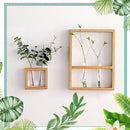 Wooden Test Tube Rack Flower Arrangement Hydroponic Plant Decorations