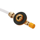 LAOTIE Outdoor Camping Refill Adapter Cooking Stove Gas Flat Cylinder LPG Flat Tank Converter