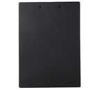 Deli 9224 A4 PVC Clip Board Portable Black Writing Board Clipboard Office School Meeting Accessories With Metal Clip