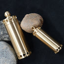 Outdoor Brass Waterproof Pill Case First Aid Camping Expedition EDC Tool