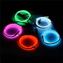 ARILUX Battery Powered 5PCS 1M Multicolor DIY Glow EL Wire Strip Light for Halloween Christmas DC3V