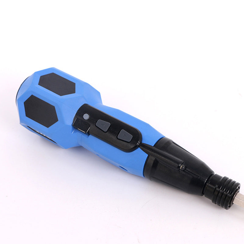 Dual Use Manual Electric Screwdriver LED Light USB Charging Multifunctional Mini Cordless Screwdriver with Double Ended