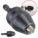 Drillpro 0.5-8mm 1/4 Inch Hex Shank Keyless Drill Chuck Drill Screwdriver Impact Driver Adaptor