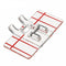 Sewing Machine Parallel Stitch Sewing Tool Simple Mini Clear Plastic Parallel Stitch Foot Presser fo