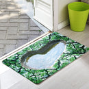3D Entrance Door Mats Funny Rubber Doormat Fashion Trap Printed Kitchen Rugs