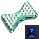 3pcs DC 5V Blue DIY LED Electronic Hourglass Kit Soldering Practice Spare Parts Module