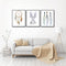 Miico Hand Painted Three Combination Decorative Paintings Simple Style Oil Painting Wall Art For Home Decoration