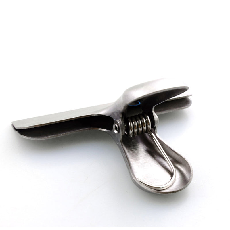 4PCS Big Durable Metal Chip Bag Clips Stainless Steel Food Sealing Clips Kitchen Tool Set 7.6CM