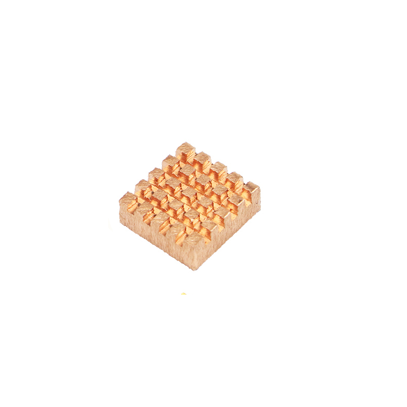 1x Copper + 2x Aluminum Gold Radiator with Back Glue for Raspberry Pi Case