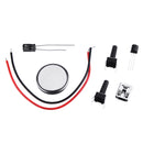 Geekcreit EC1840 DS3231 Red/Green/Blue/White DIY Light Control Broadcasting Time Music Electronic Clock Kit Without Housing