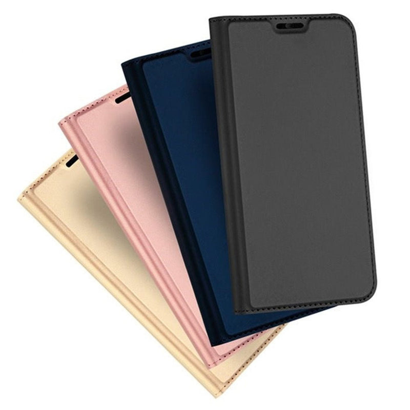 DUX DUCIS Flip Magnetic Adsorption PU Leather Card Slot Full Cover Protective Case for Huawei Mate 20 Pro