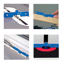 Drillpro 7Pcs Soft Aluminum Precision Router Table Set Up Bars Set 1/8 to 1/2 Inch for Table Saw Router Table Shapers Woodworking Tool