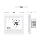95-240V TUYA APP 002 Series Wi-Fi Smart Thermostat for Smart Home DIY Version Thermostat Heating Central Air-conditioning Voice Thermostat