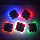 3Pcs Geekcreit DIY Shaking Blue LED Dice Kit With Small Vibration Motor