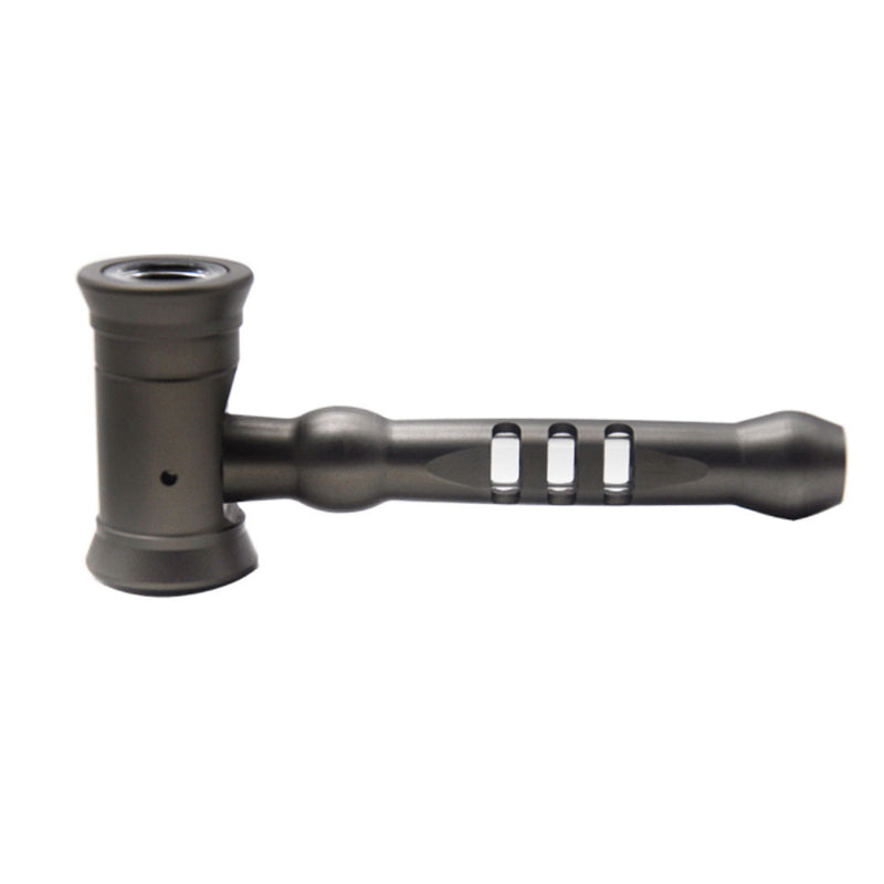 New Hammer Shape Metal Smoking Pipes with Cleaning Rod