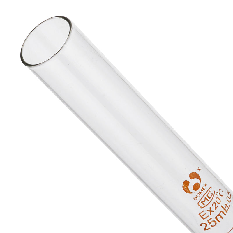 10Pcs/Set Glass Clear Graduated Test Tube Measuring Calibration Tube 5/10/20/25/50mL for Lab Experiment