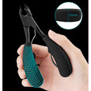 Y.F.M Black  Ingrown Toenails Cutter Matter Black Handle Ingrown Nail Clipper Manicure Tool With Box