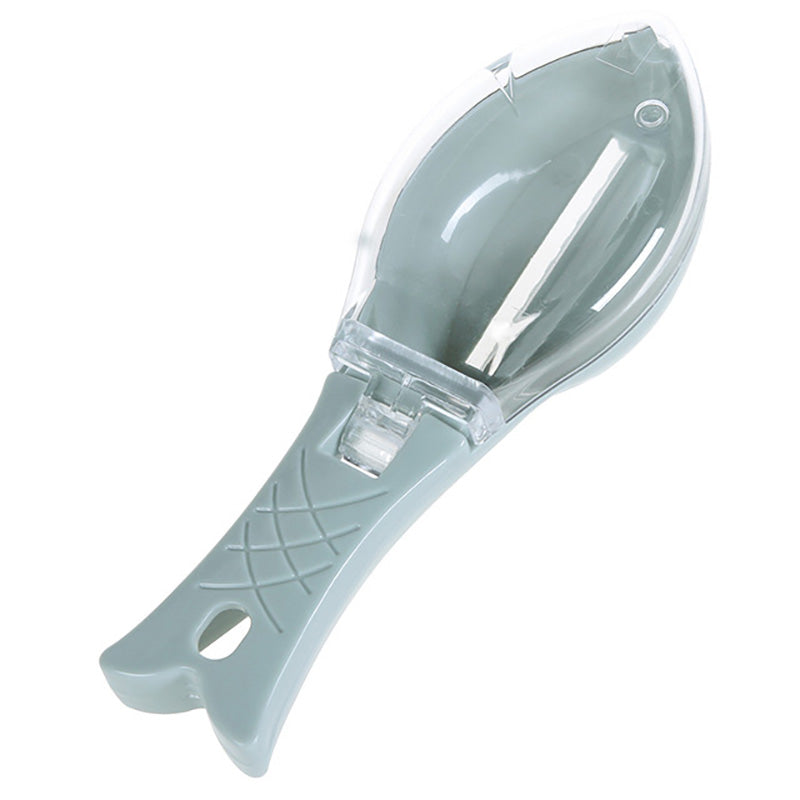 Fish Scales Removing Tool with Cover Kitchen Scale Scraper Manual  Fish Scale Tool