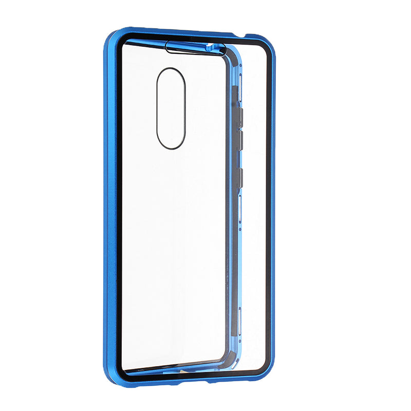 Bakeey 360 Front+Back Double-sided Full Body 9H Tempered Glass Metal Magnetic Adsorption Flip Protective Case For Xiaomi Pocophone F1