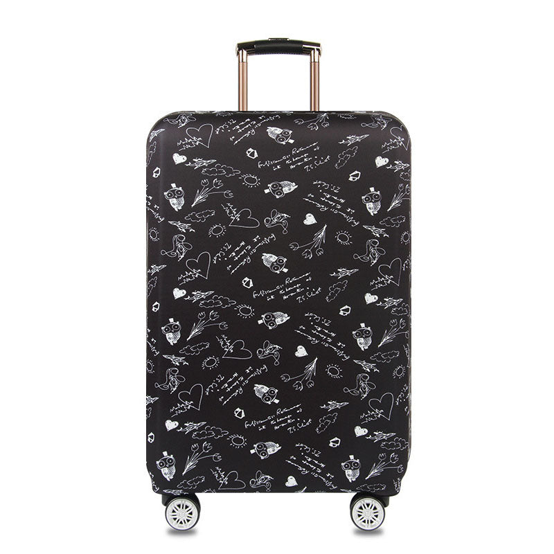 Honana Graffiti Style Elastic Luggage Cover Trolley Case Cover Durable Suitcase Protector 18-32Inch